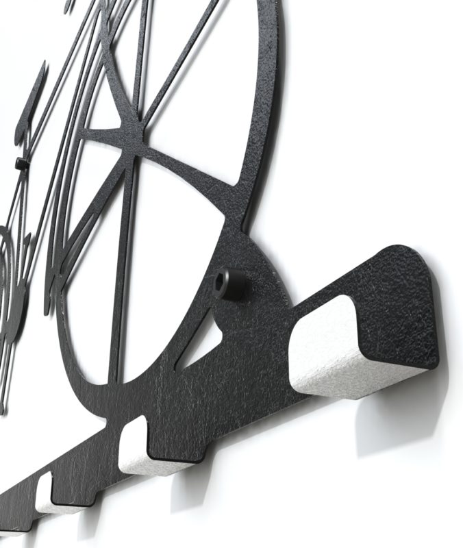 cuier metalic in forma bicicleta vintage